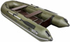 Пеликан Лодка надувная моторно-гребная Пеликан-300ТК (навесной транец, слань, надувной киль)